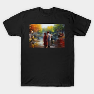 Art Shirt of Man and Woman T-Shirt